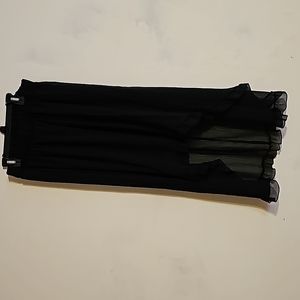 No Boundaries Black Multi-length (Mullet) Skirt with Ruffle